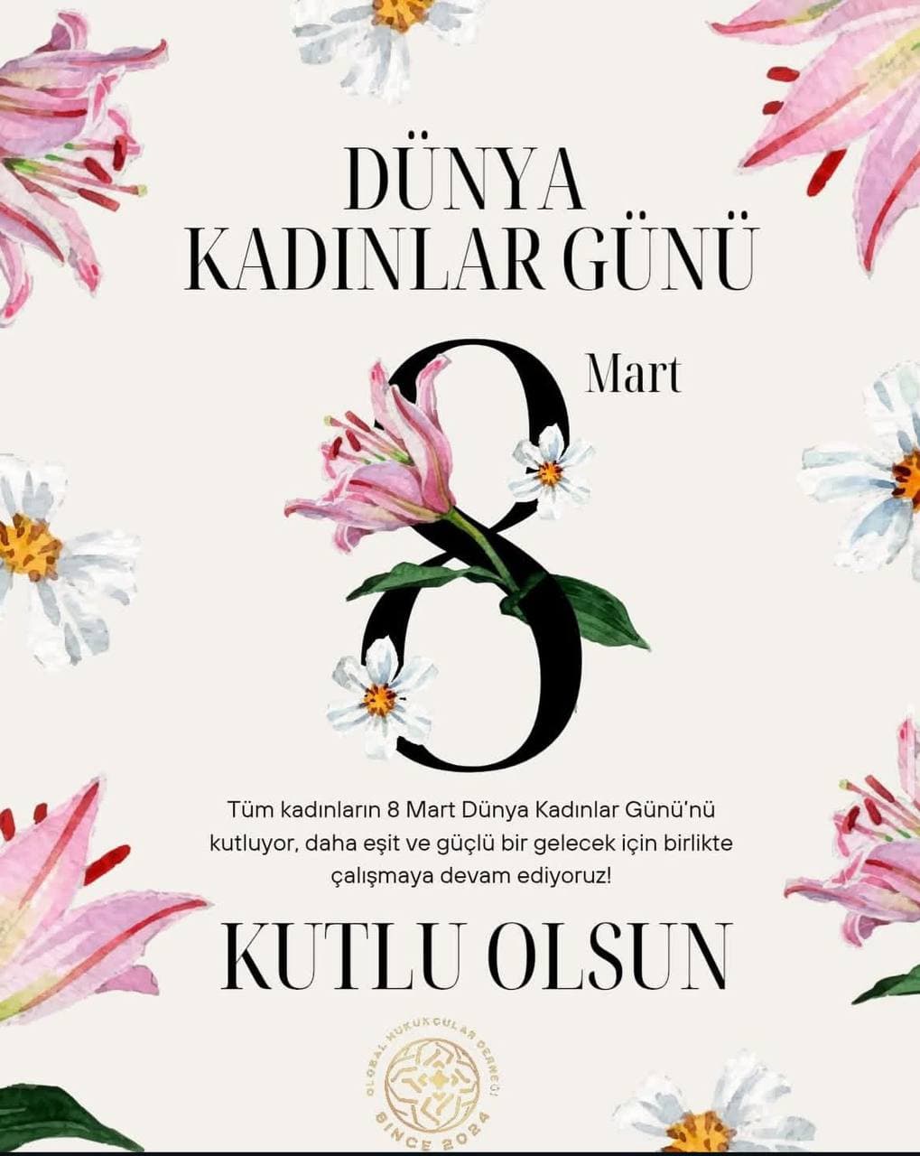 8 Mart Dünya Kadınlar Günü Kutlu Olsun