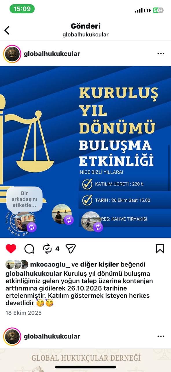 Kuruluş Yıl Dönümü Buluşma Etkinliği